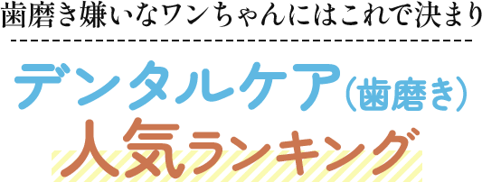 絶対おすすめの愛犬デンタルケア(歯磨き)比較